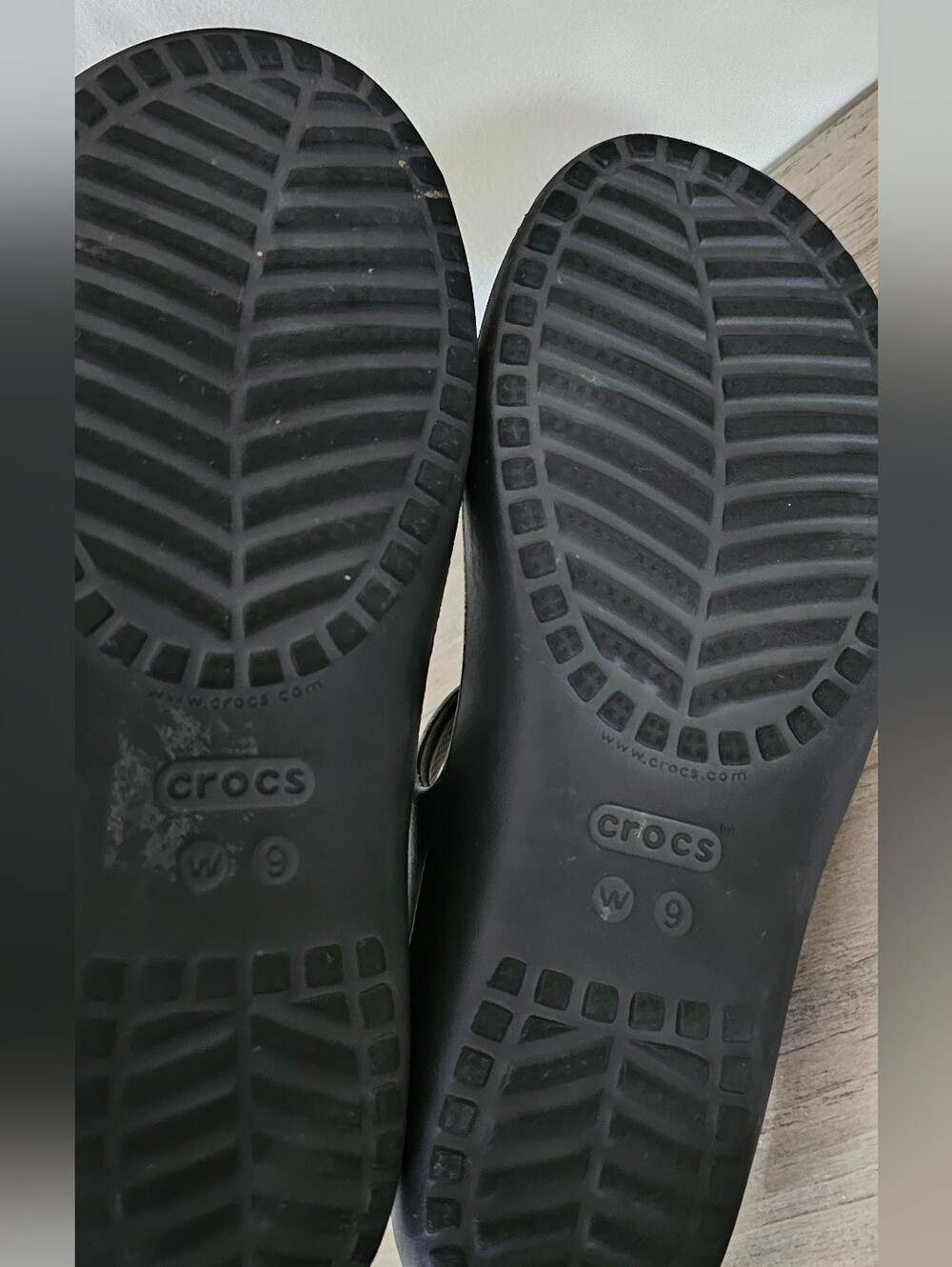CROCS Women’s Kadee II Sandal Double-Strap Slide Black Size 9 - Picture 7 of 8